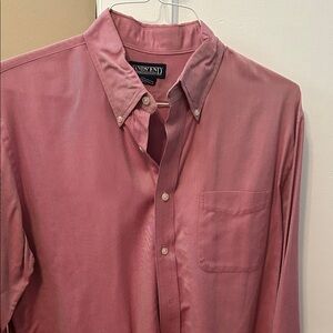 Lands' End Men's Rose Button Down Shirt